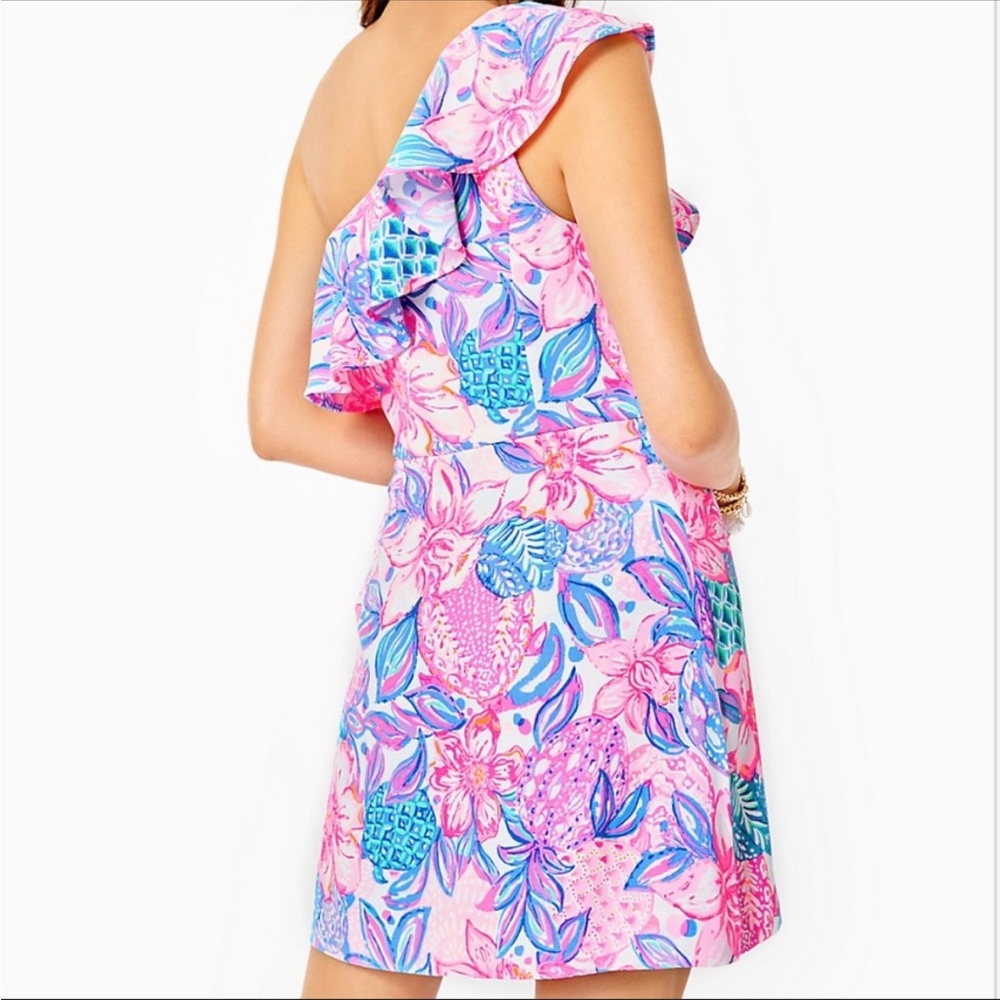 Lilly Pulitzer Kipton one shoulder romper